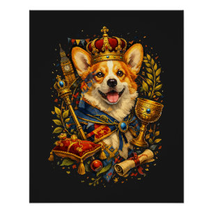 Póster O Rei Corgi