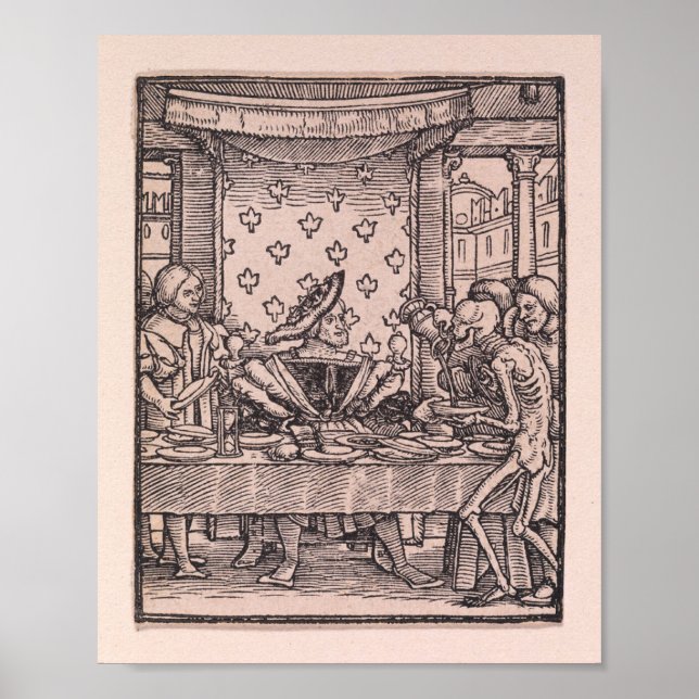 POSTER O REI, DA DANÇA DA MORTE (Frente)