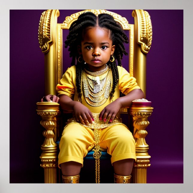 Poster O Rei Jovem Majestoso (Frente)