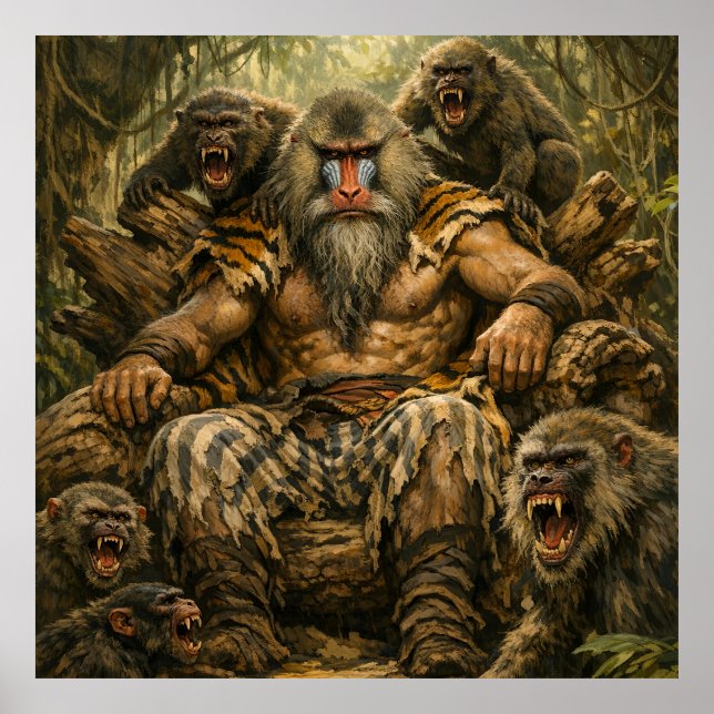 Poster O Rei Macaco (Frente)