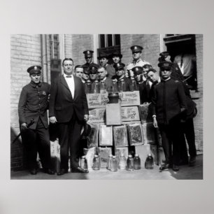 PÓSTER O RELÂMPAGO BRANCO DA PROIBIÇÃO MOONSHINE O BUS