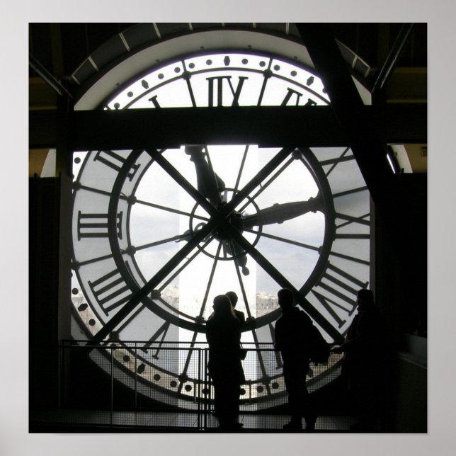 Póster O relógio em Musee d'Orsay (Frente)