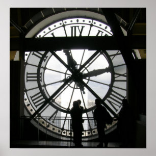 Póster O relógio na Musee d'Orsay