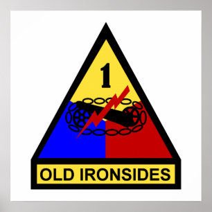 Póster ø Remendo velho do Ironsides do ANÚNCIO