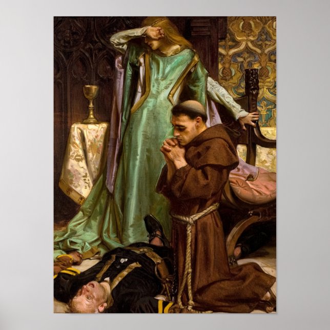 Poster O resgate de Gismonda, 1906 por J. C. Leyendecker (Frente)