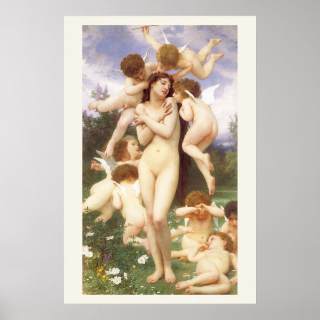 Póster O Retorno da Primavera (Le Printemps) de Bouguerea (Frente)