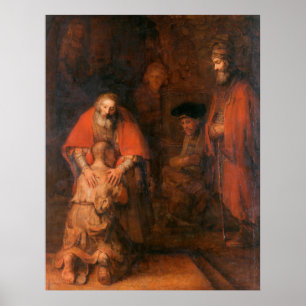 Poster O retorno do filho pródigo Rembrandt