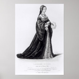 Póster O retrato de Catherine gravou por Hargrave