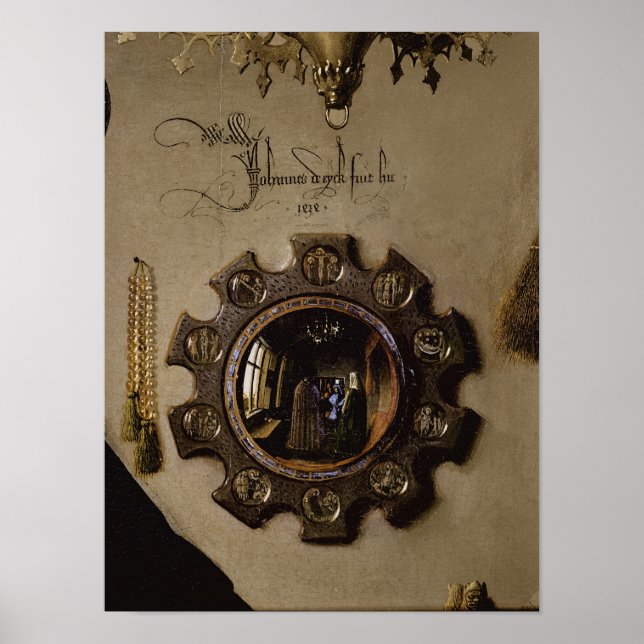 Poster O retrato de Giovanni Arnolfini (Frente)