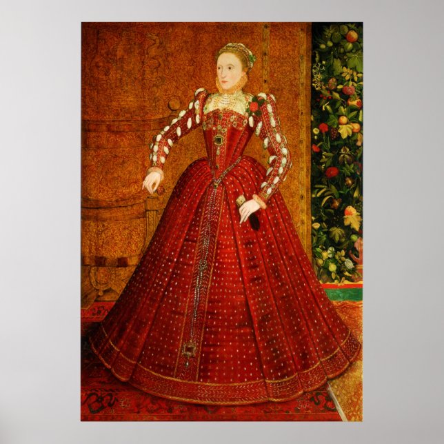 Póster O Retrato de Hampden de Elizabeth I da Inglaterra (Frente)