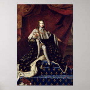 Poster O retrato de Louis XIV envelheceu 10, 1648