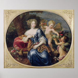 Póster O retrato presumiu ser Francoise-Athenais