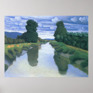 Poster O rio em Berville por Felix Vallotton