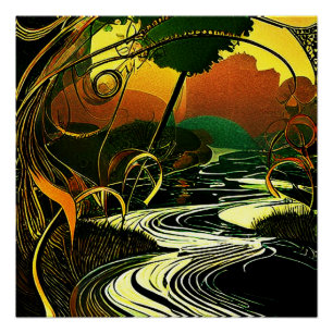 Póster O rio flui
