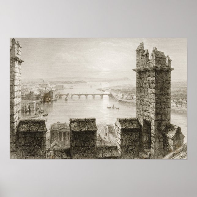 Póster O rio Shannon e Limerick (Frente)