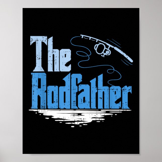 Poster O Rodfather Paródia Divertida de Pesca  (Frente)