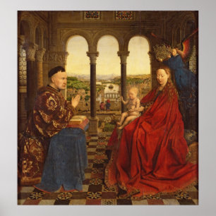 Póster O Rolin Madonna, c.1435