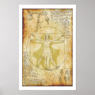 Póster O Rollergirl Vitruviano (Ria Culpa, 2015)