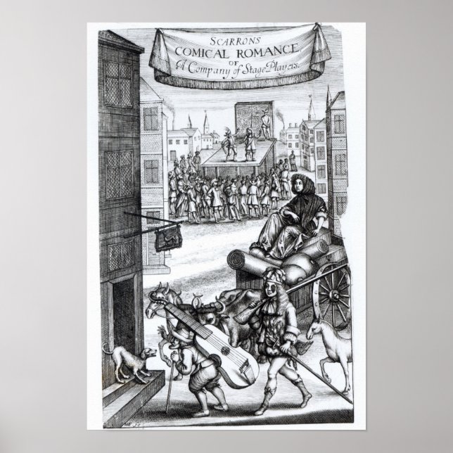 Póster O romance cômico de Paul Scarron (Frente)