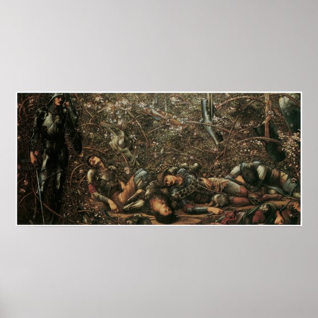 Póster O Rosa Briar - O Príncipe entra na Madeira Briar (Frente)