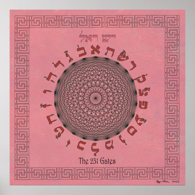 Póster O Rosa de 231 Gates (Frente)