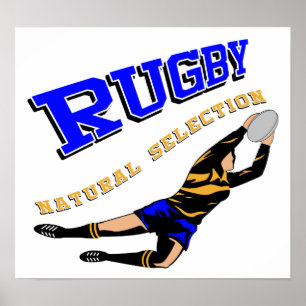 Póster O rugby #2 das mulheres PERTO