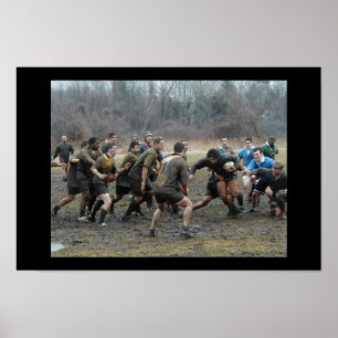 Póster O rugby dos homens de UMass Lowell