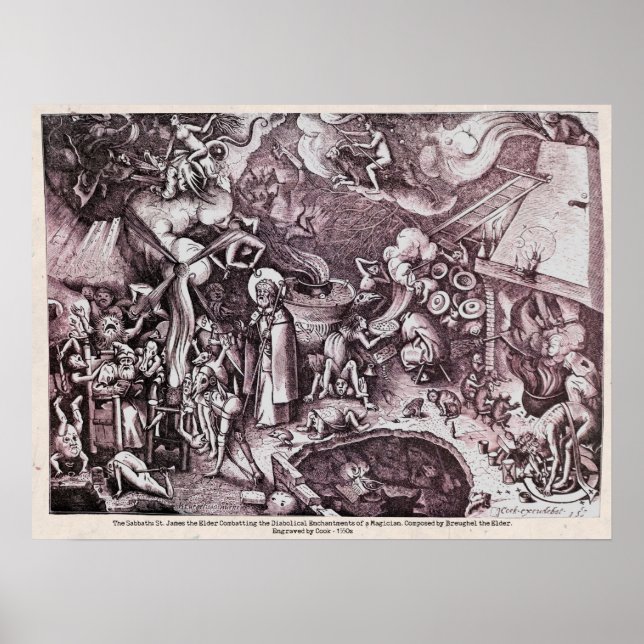 Poster O Sabá - Rua James e o Mágico (Frente)