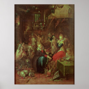 Poster O Sabat das bruxas, 1606