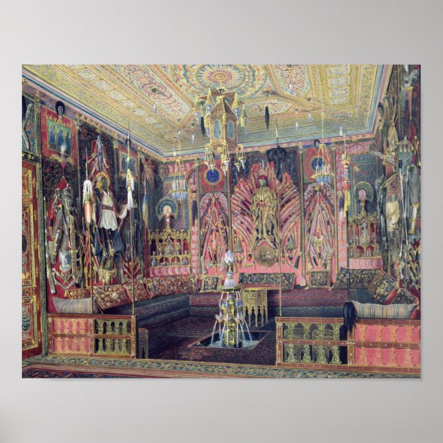 Póster O Salão Árabe no Palácio de Catarina 0 (Frente)