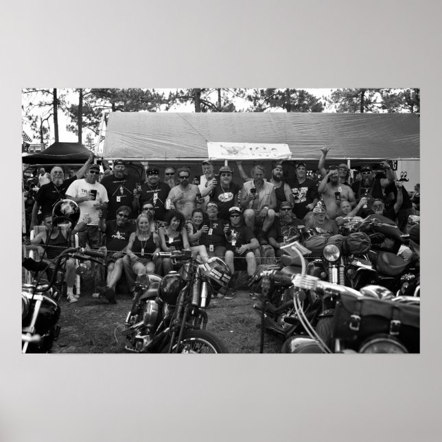 Póster O Salão B&W (Frente)
