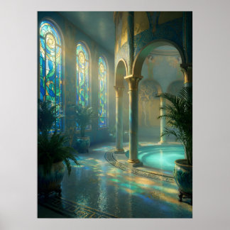 Poster O Salão de Banho Ensolarado