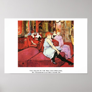 Poster O Salão Na Rue Des Moulins