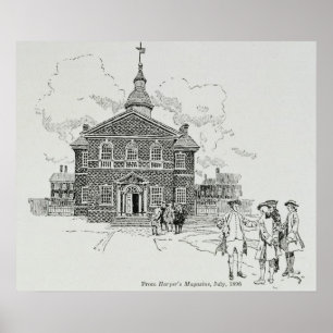 Póster O Salão Philadelphfia do carpinteiro