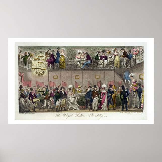 Poster O Salão Real, Piccadilly, de "The English Sp (Frente)
