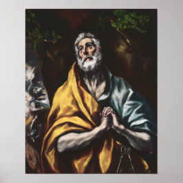 Poster O Santo Eterno Peter de El Greco
