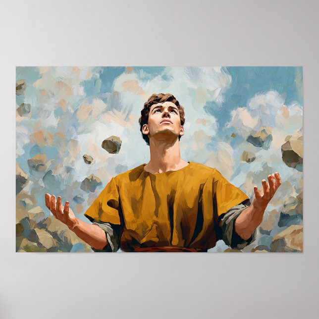 Poster O santo Stephen Protomartyr: A Testemunha Negra (Frente)