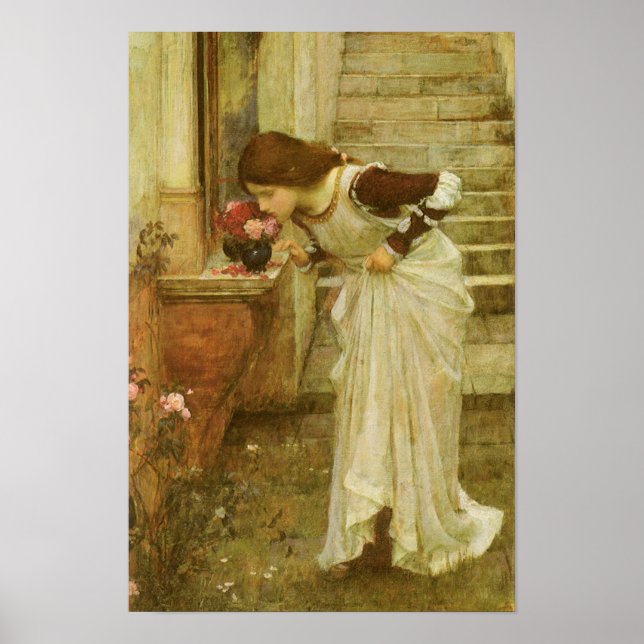 Poster O Santuário de John William Waterhouse (Frente)