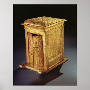 Poster O santuário dourado do reino novo de Tutankhamun