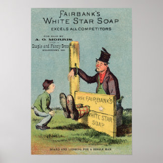 Poster O Sap White Star do Fairbank e o Vendedor