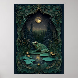 Poster O SAPO | Arte da Floresta Noite de Verão