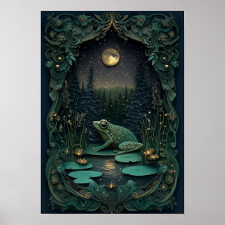 Poster O SAPO | Arte da Floresta Noite de Verão