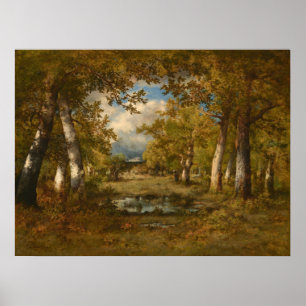 Poster O Sapo Pond - Diaz de la Peña Fine Art