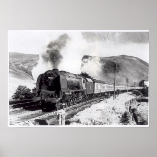 Póster O Scot real, locomotiva interurbana