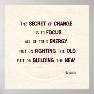 Póster O segredo da mudança