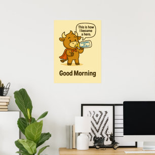 Poster O Segredo Matinal de Bullio – Motivação Matinal