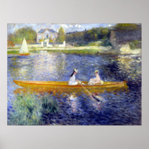Poster O Seine em Asnieres (o Skiff) Renoir