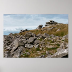 Poster O selvagem amarra Bodmin amarra Cornualha