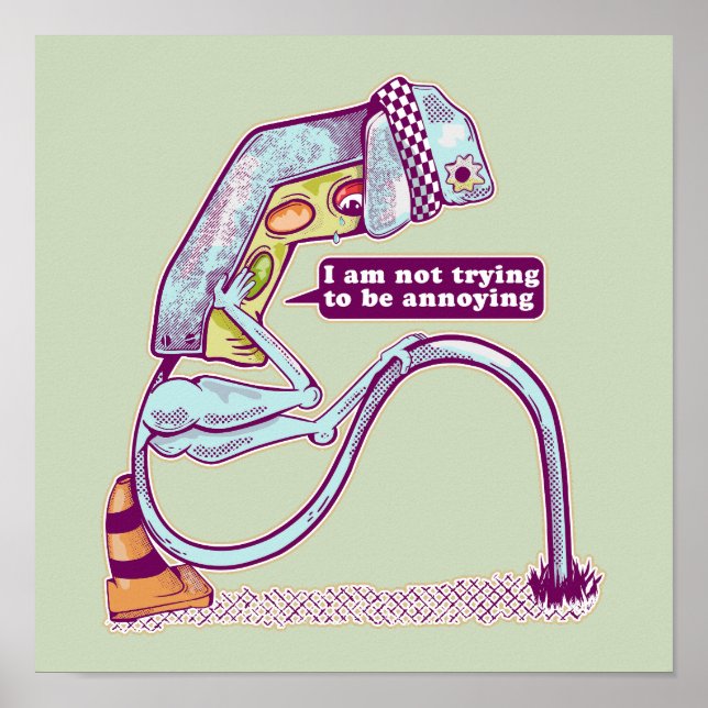 Poster O semáforo parece triste (Frente)