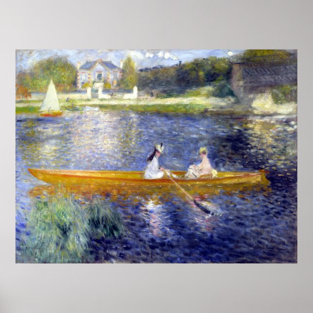 Poster O Sena em Asnieres (O Skiff) Renoir (Frente)